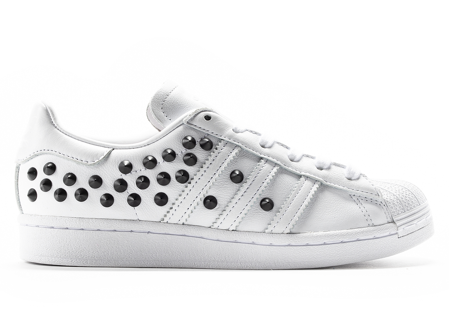 adidas Superstar Studded Women's Shoes in White / Core Black / Scarlet