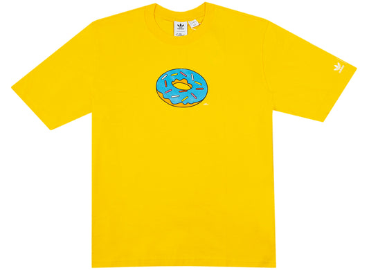 Adidas x The Simpsons Donuts Tee in Super Yellow