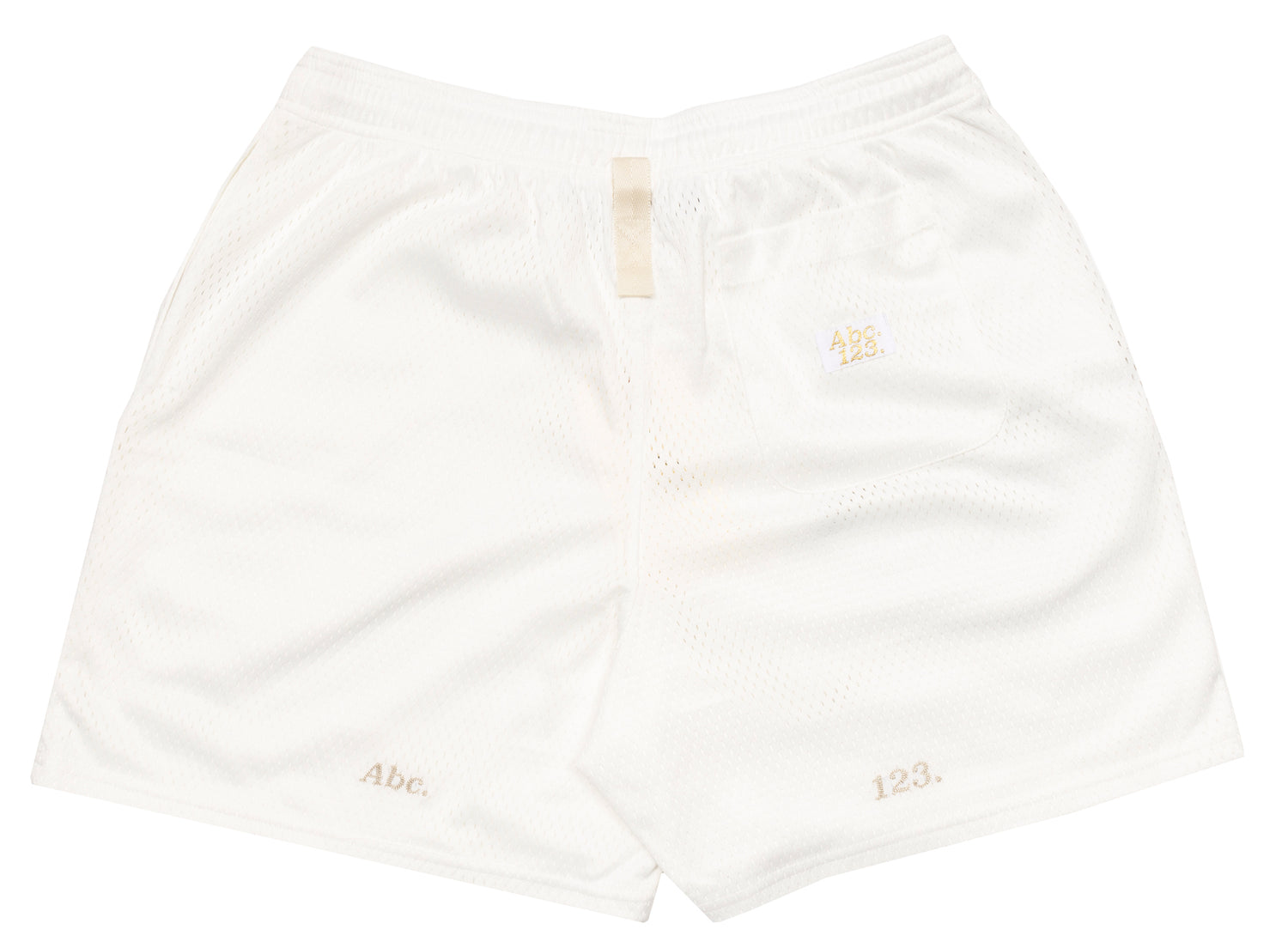 Advisory Board Crystals Abc. 123. Mesh Shorts in Selenite - view 2