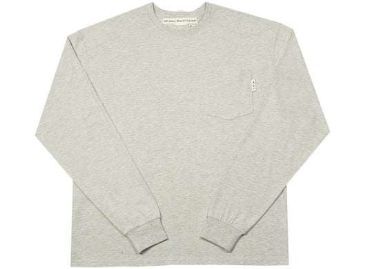 Advisory Board Crystals Long Sleeve Pocket Tee in Cloud
