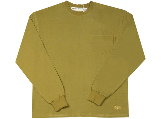Advisory Board Crystals Long Sleeve Pocket Tee in Ekanite
