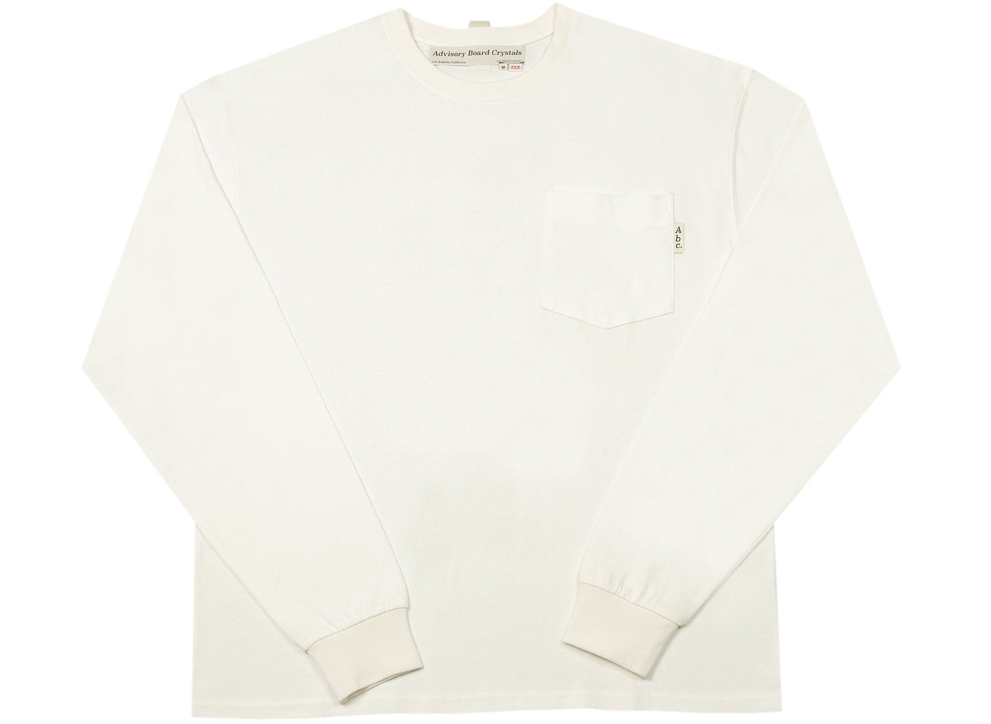 Advisory Board Crystals Long Sleeve Pocket Tee in Selenite