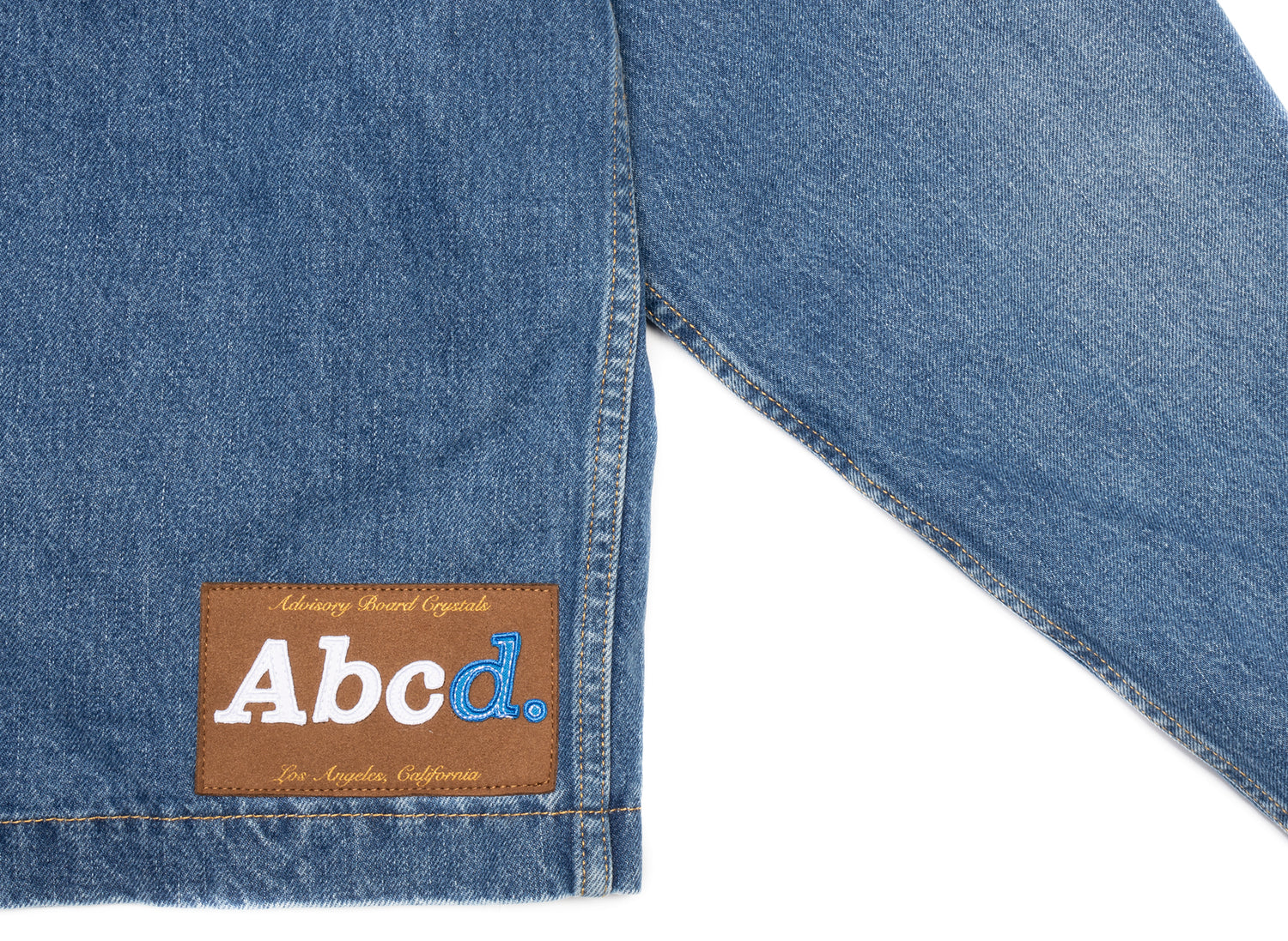 Advisory Board Crystals Quilted Denim Jacket - view 2