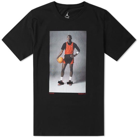 Air Jordan 1 Banned Photo Tee in Black