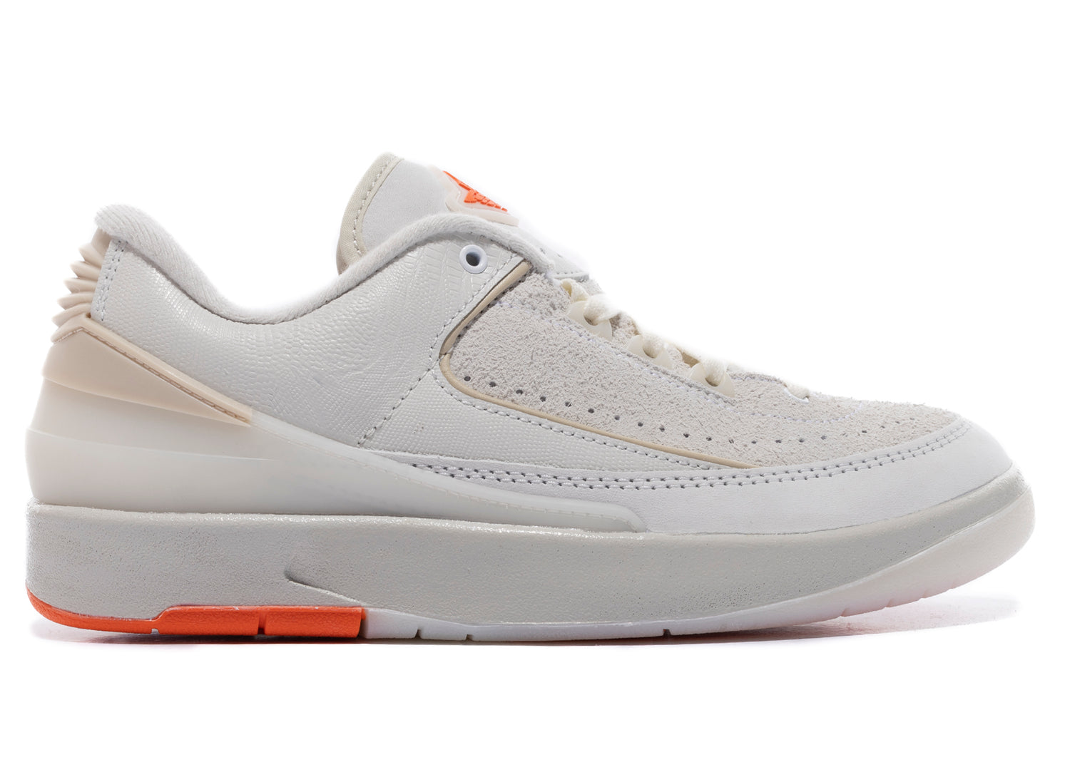 Air Jordan 2 Retro Low SP in White / Sail / Light Bone / Bright Marathon