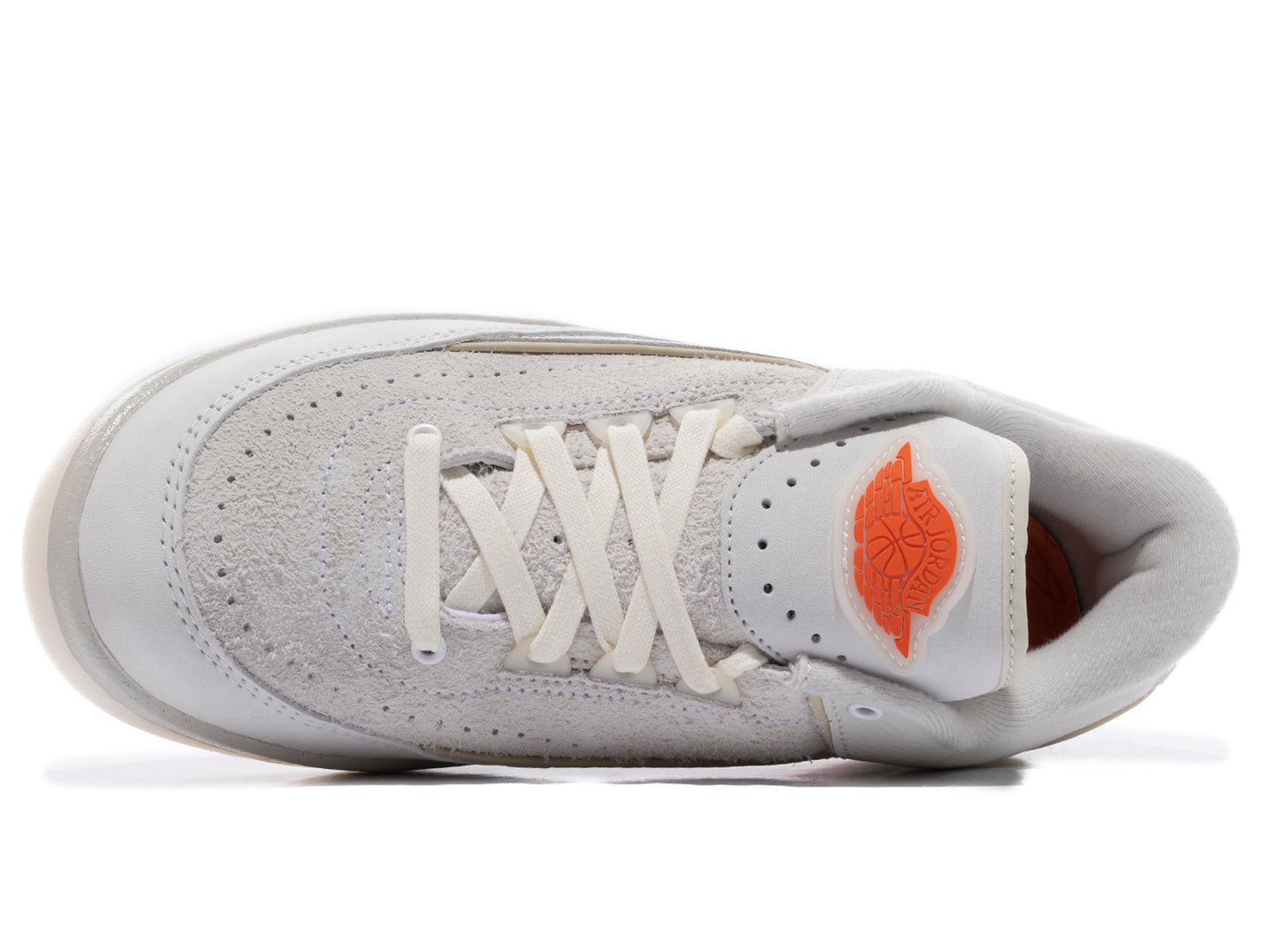 Air Jordan 2 Retro Low SP in White / Sail / Light Bone / Bright Marathon - view 4