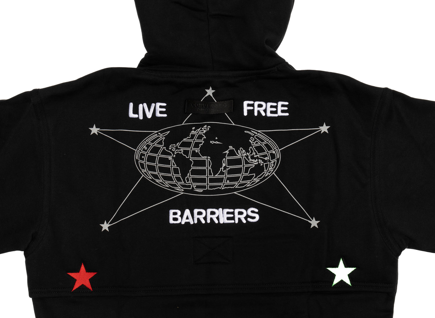 Barriers x Converse Court Ready Pullover Hoodie in Black - view 2