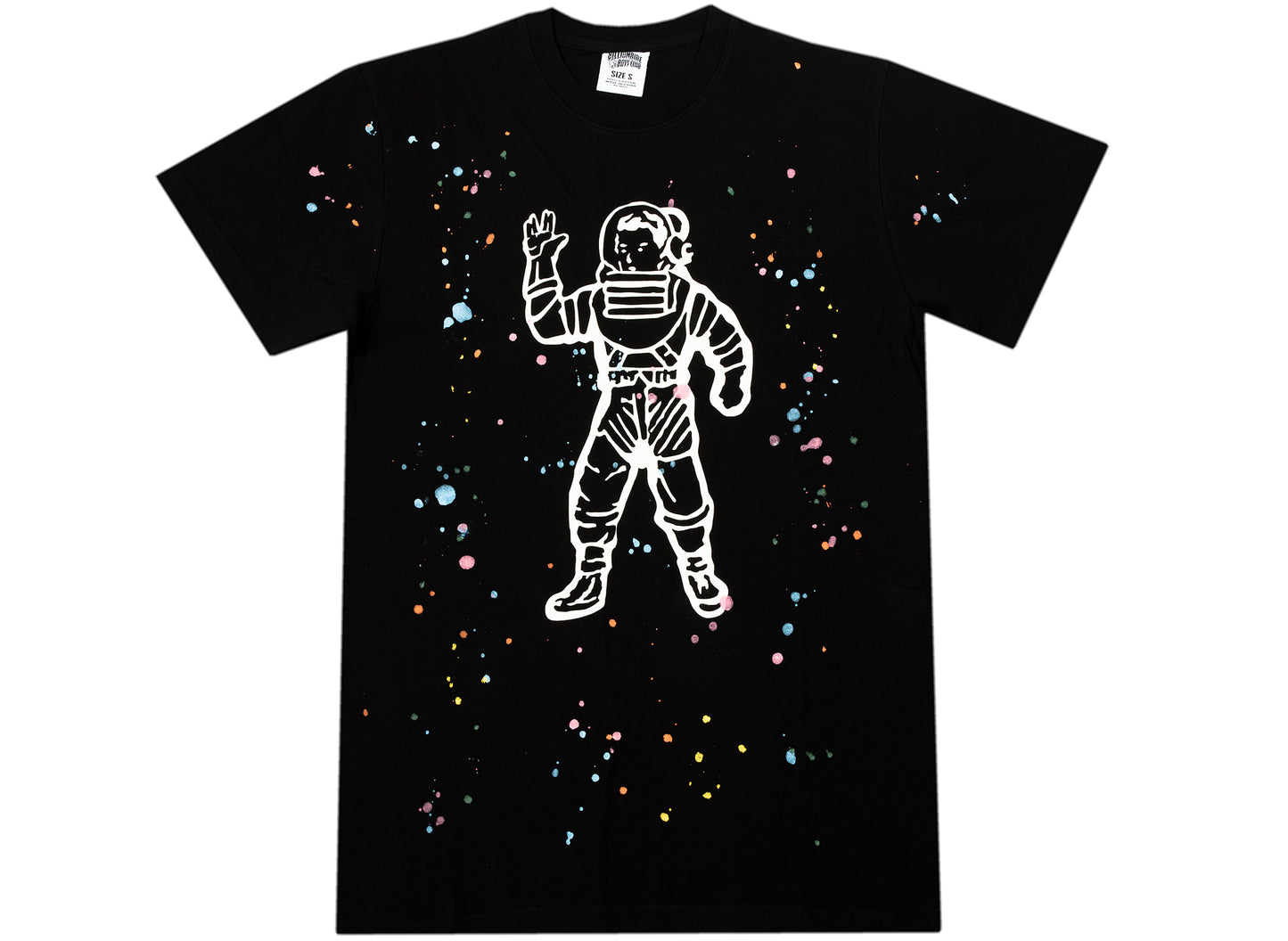 BBC Astro Splattered S/S Strick in Schwarz