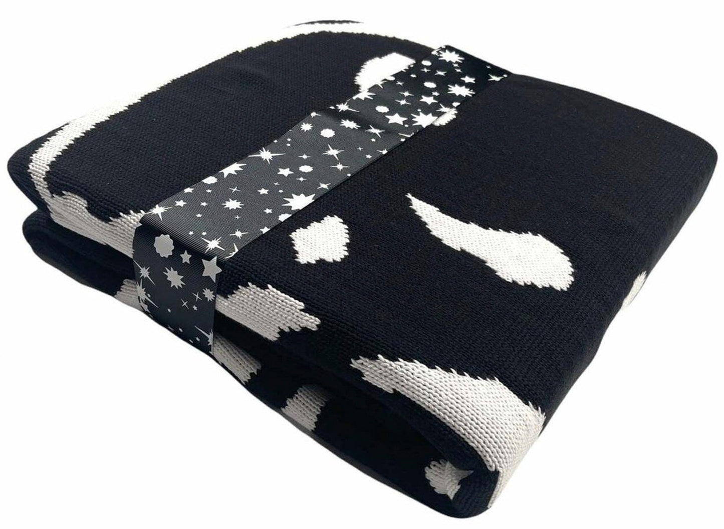 BBC Helmet Throw Blanket in Black / White - view 2