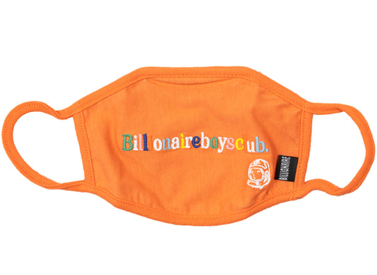 BBC Letters Face Mask in Orange