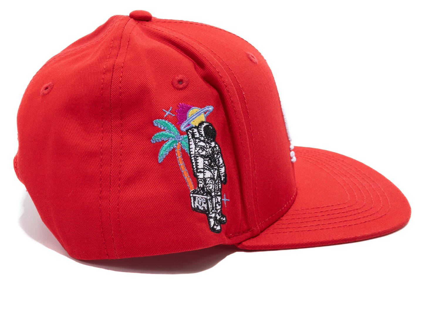 BBC Parasio Snapback Hat in Red - view 2