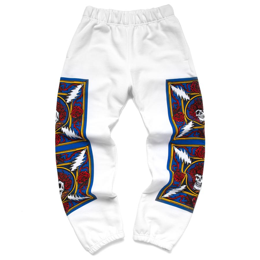 Chinatown Market Border Bandana Sweatpants in White