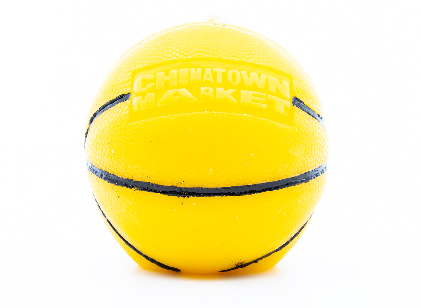 Chinatown Market Smiley Mini Basketball Candle in Yellow