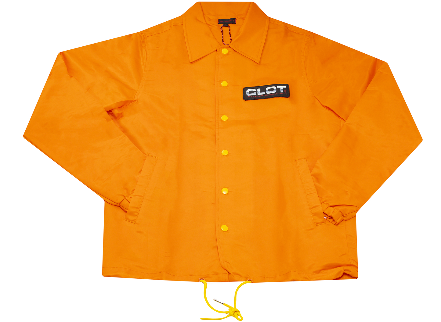 Clot Obey Your Maser Coach Jacket in Orange