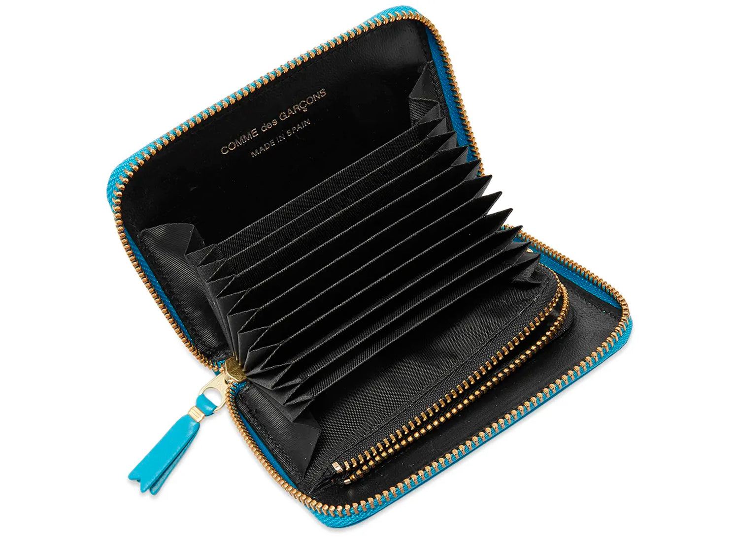 Comme des Garçons Classic Leather Wallet in Blue - view 2