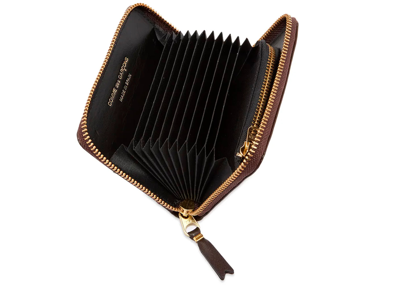 Comme des Garçons Classic Leather Wallet in Brown - view 2