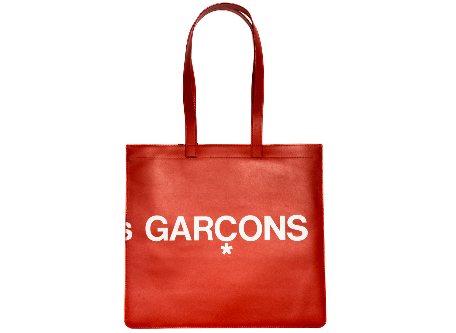 Comme des Garçon Huge Logo Bag in Red - view 2