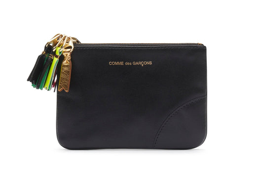 Comme des Garçon SA8100 Zipper Pull Wallet in Black