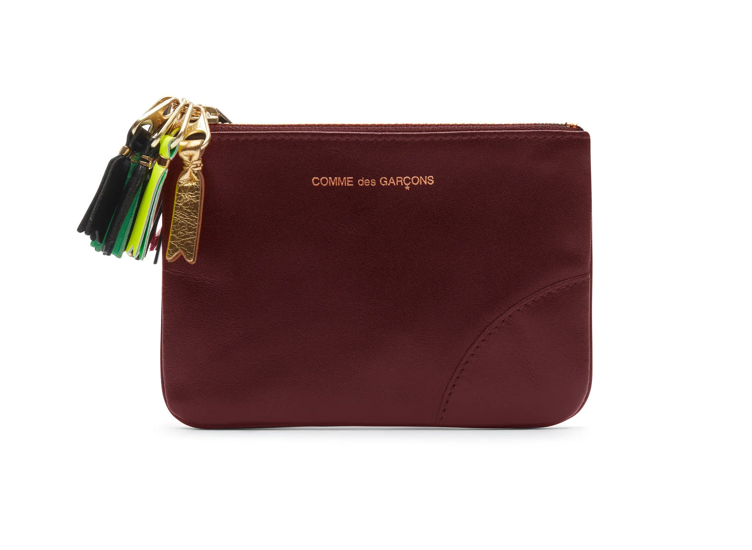 Comme des Garçon SA8100 Zipper Pull Wallet in Red