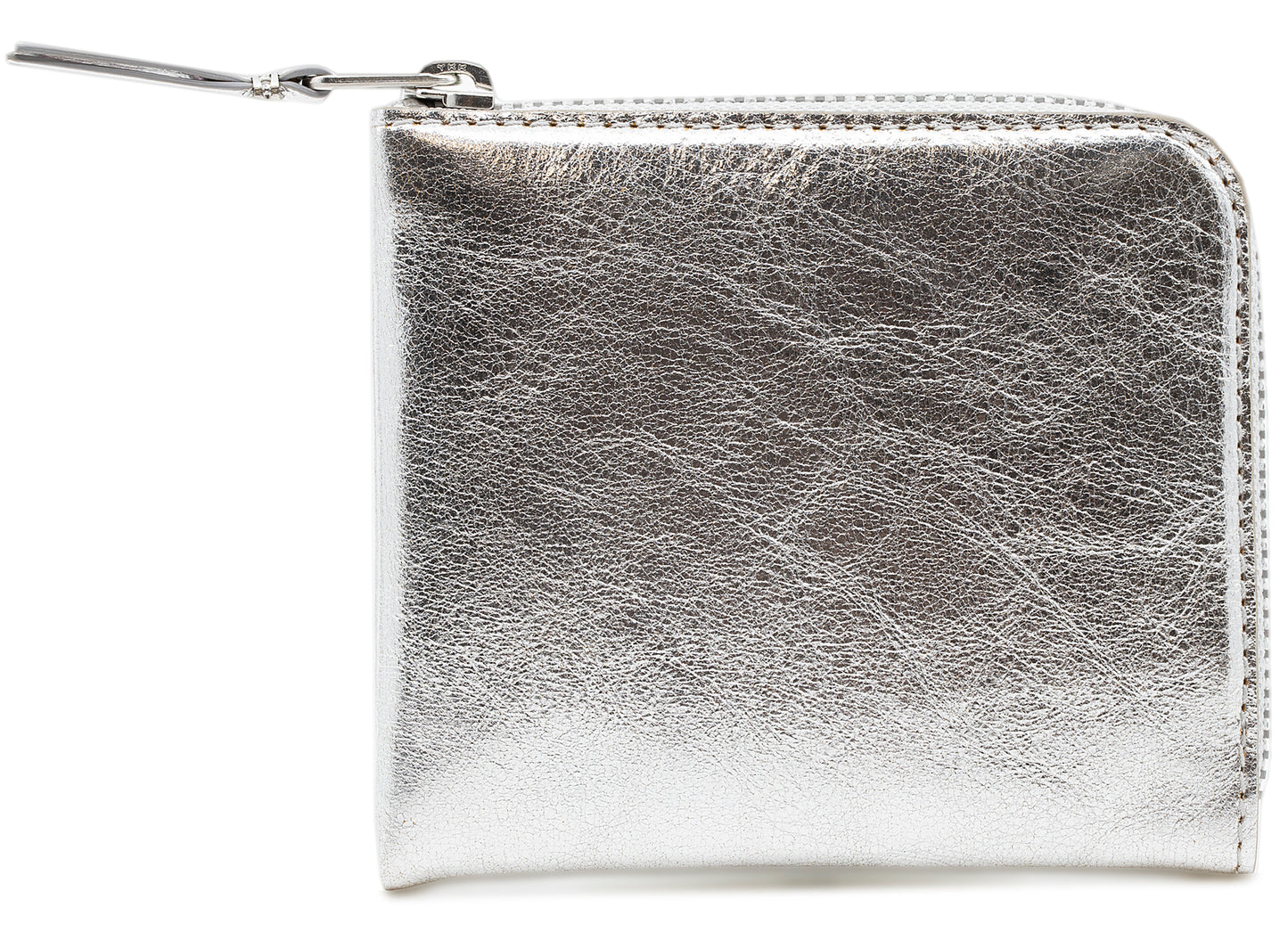 Comme des Garçons Classic Gold Line Wallet in Silver