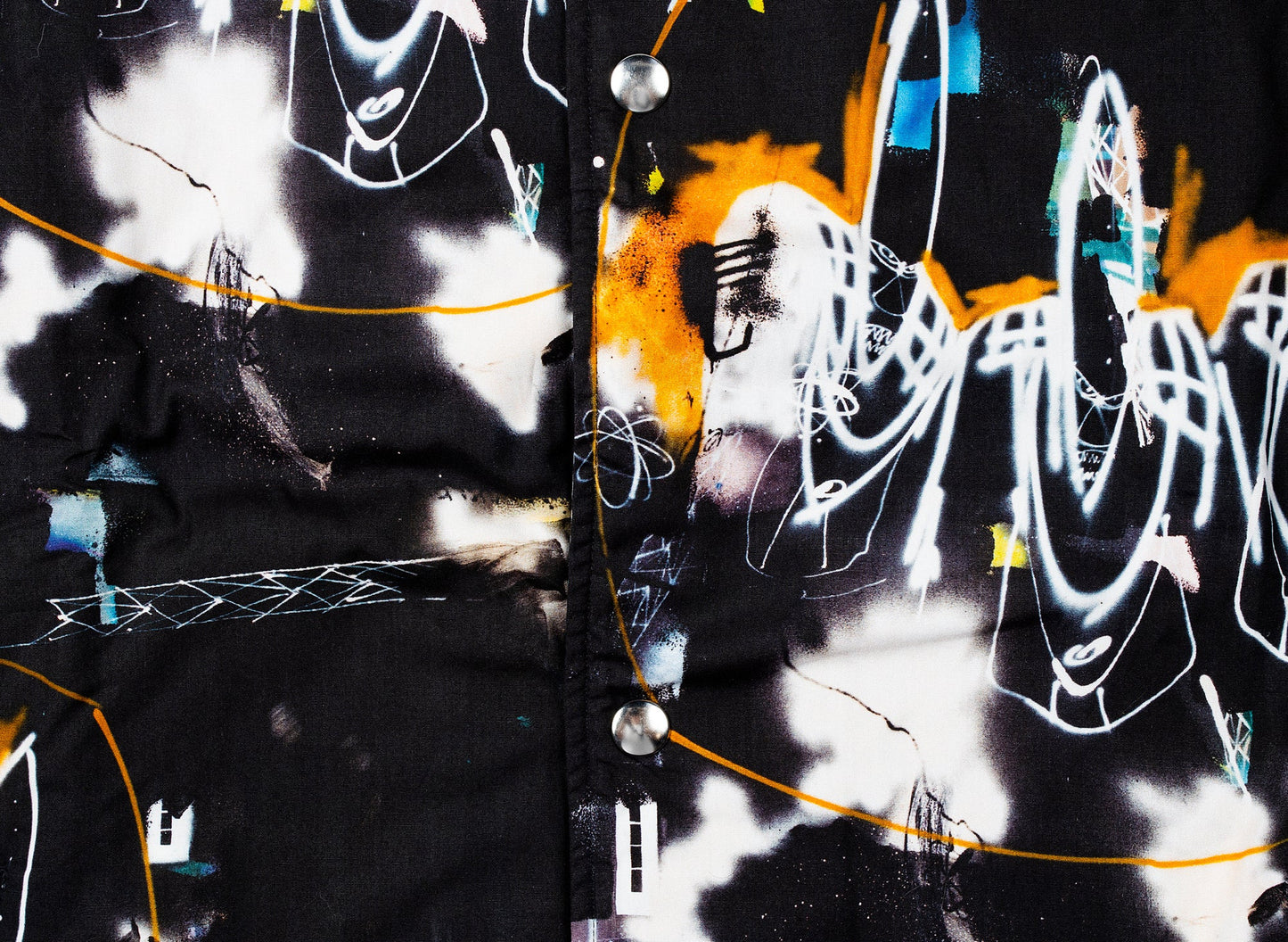 Comme des Garçons SHIRT x Futura Coach Jacket in Black