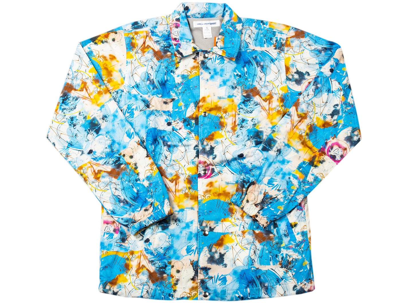Comme des Garçons SHIRT x Futura Coach Jacket in Blau