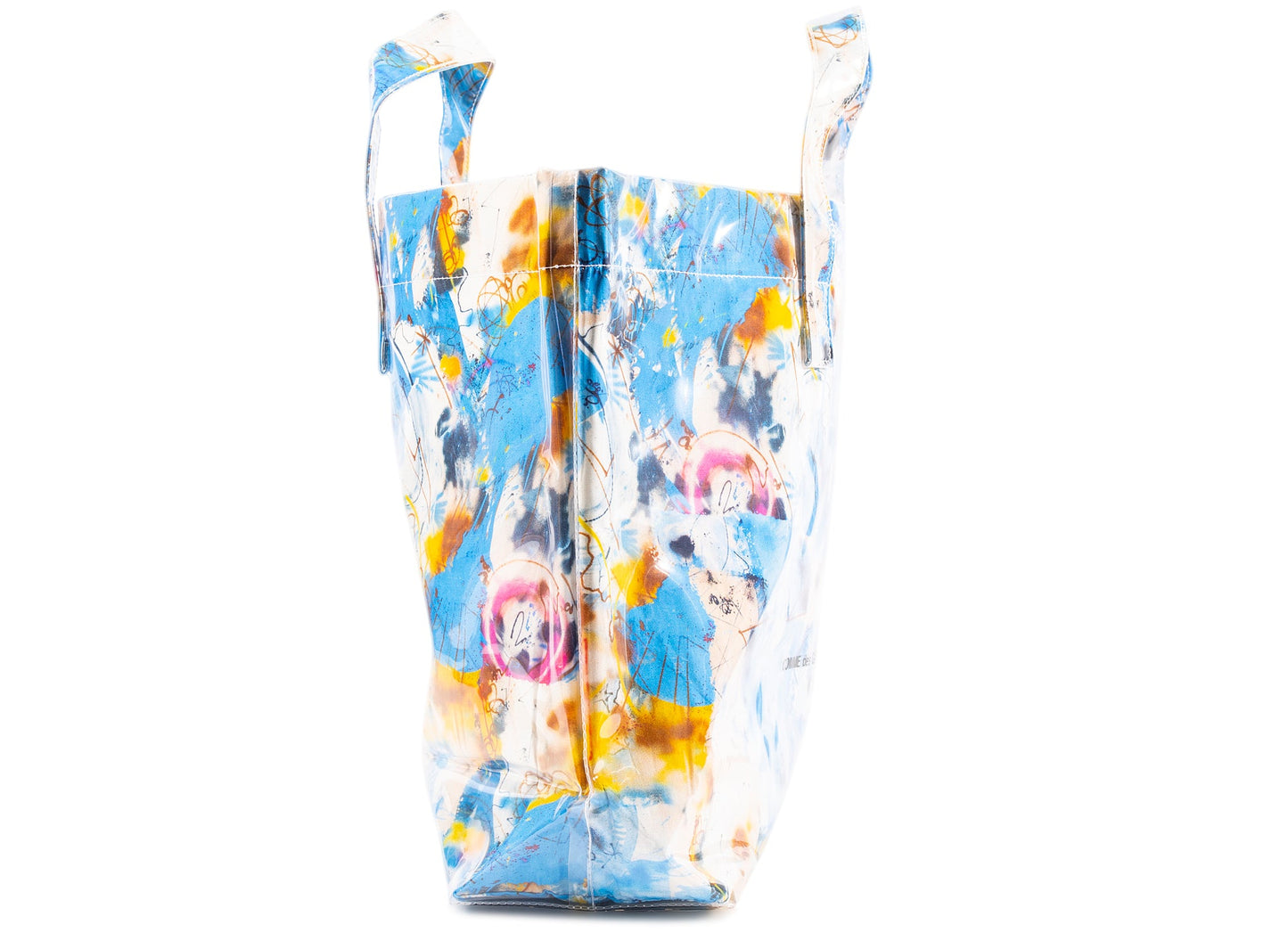 Comme des Garçons SHIRT x Futura Print Shopper Bag in Blue