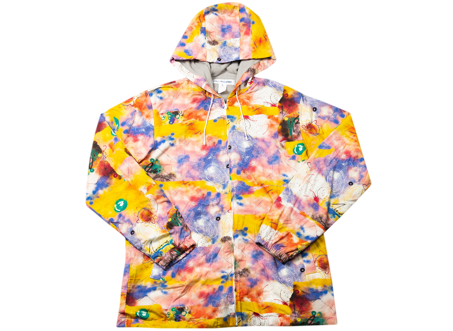Comme des Garçons SHIRT x Futura Windbreaker in Yellow