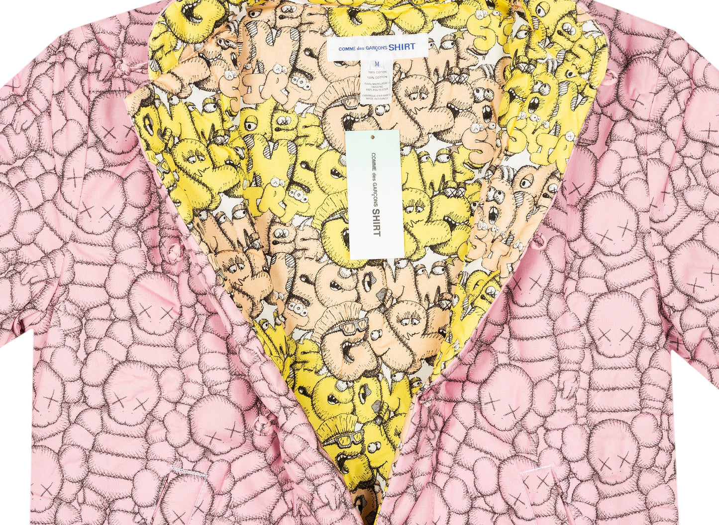Chaqueta AOP tejida Comme des Garçons SHIRT x KAWS