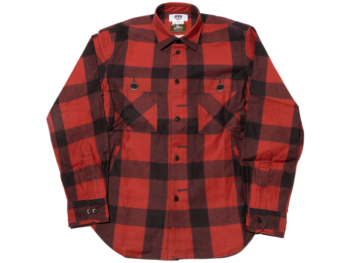 Comme des Garçons x Junya Watanabe Flannel Jacket in Crimson / Black