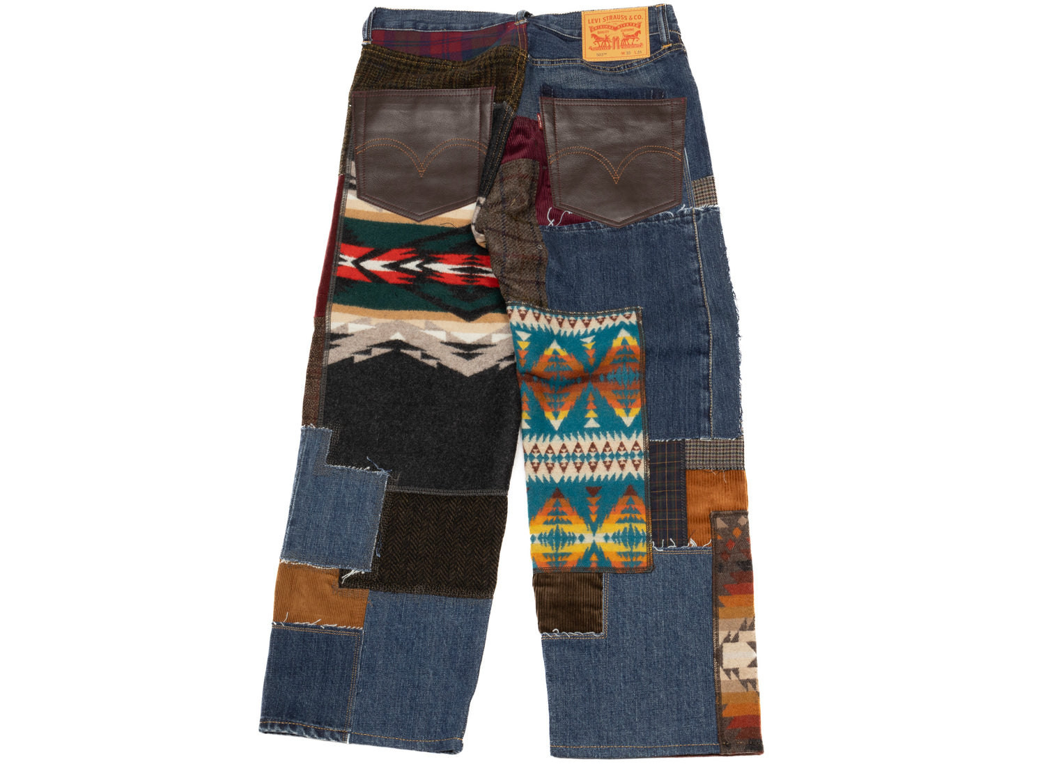 Comme des Garçons x Junya Watanabe MAN x Pendleton x Levi's 503 Denim Mixed Materials Pants - view 2