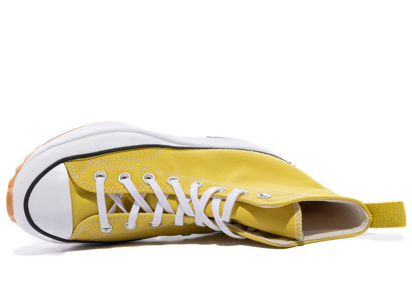 Converse Run Star Hike Hi in Lemon / Black - view 4