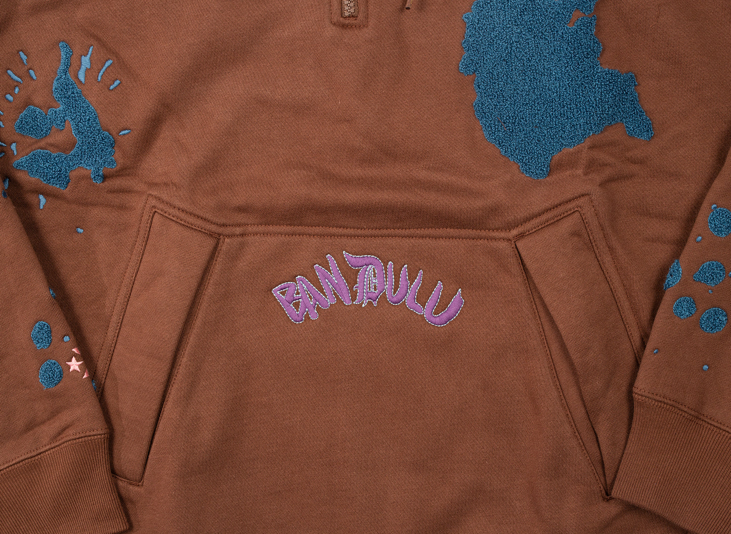 Converse x Bandulu Hoodie in Brown
