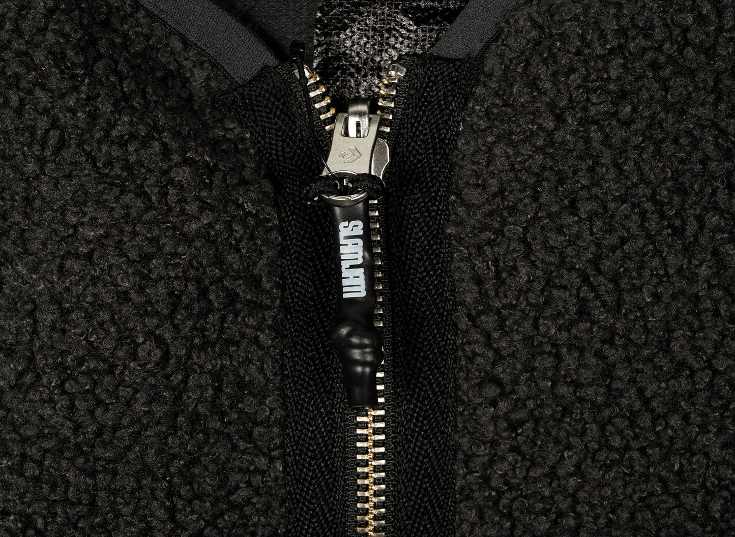 Converse x Slam Jam Sherpa Jacket in Black