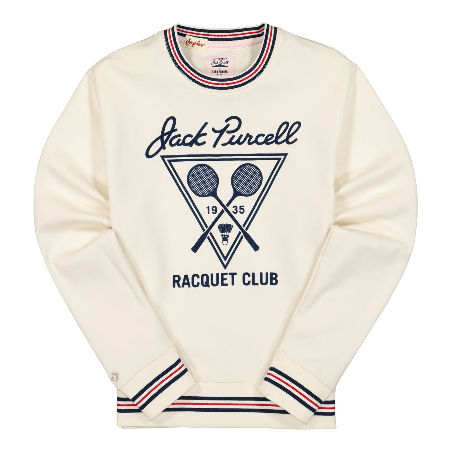 Converse x Todd Snyder Pullover Crewneck in Bone