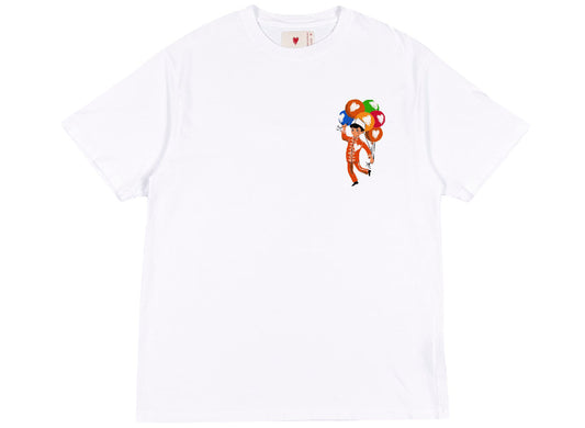 Emotionally Unavailable Balloon Boy Tee in White