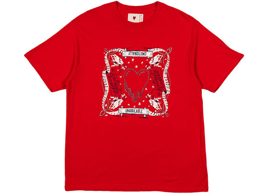 Emotionally Unavailable Rodeo Tee in Red