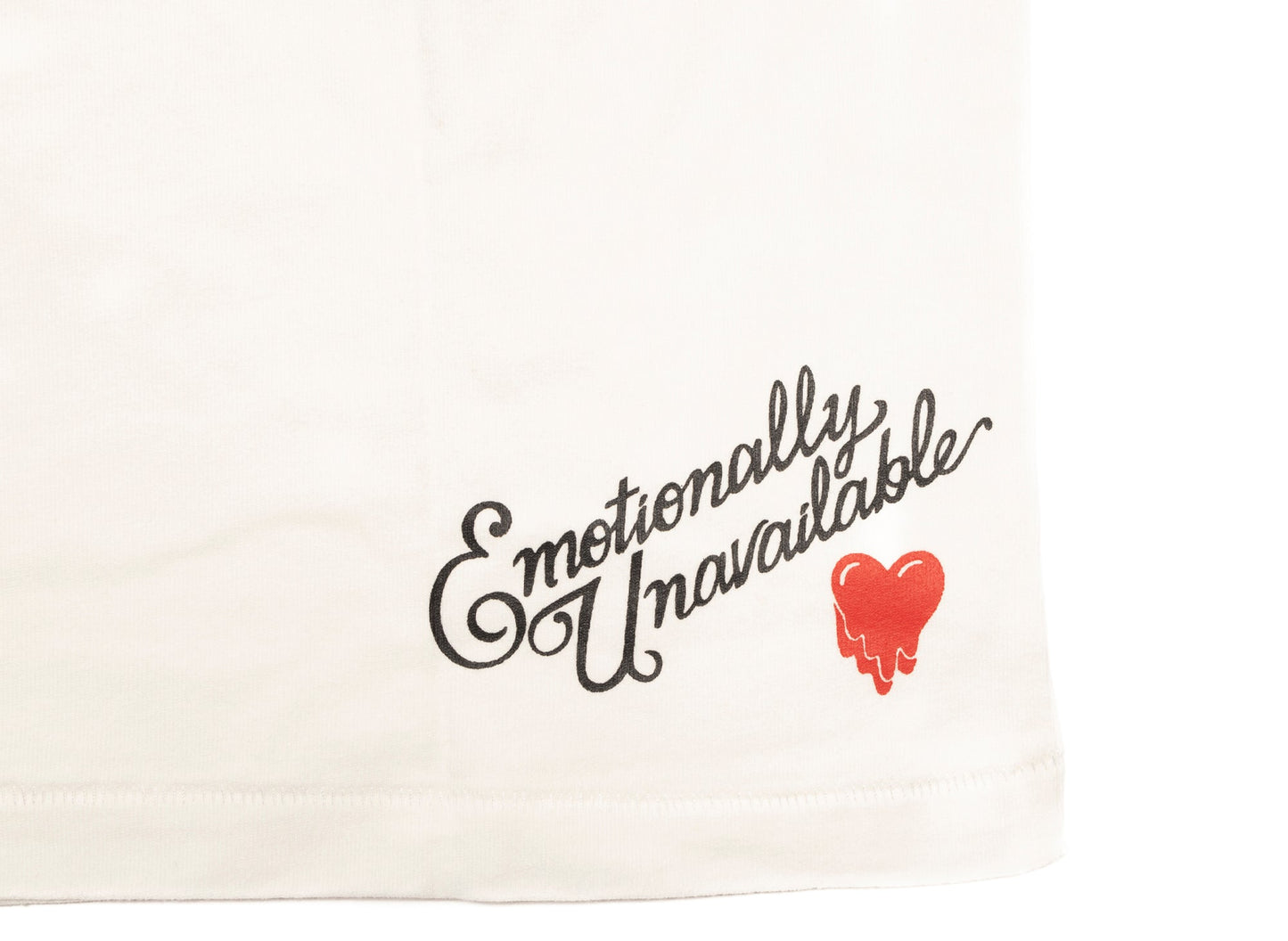 Emotionally Unavailable x Tom Wesselmann Smoking Lips L/S Tee in White - view 2