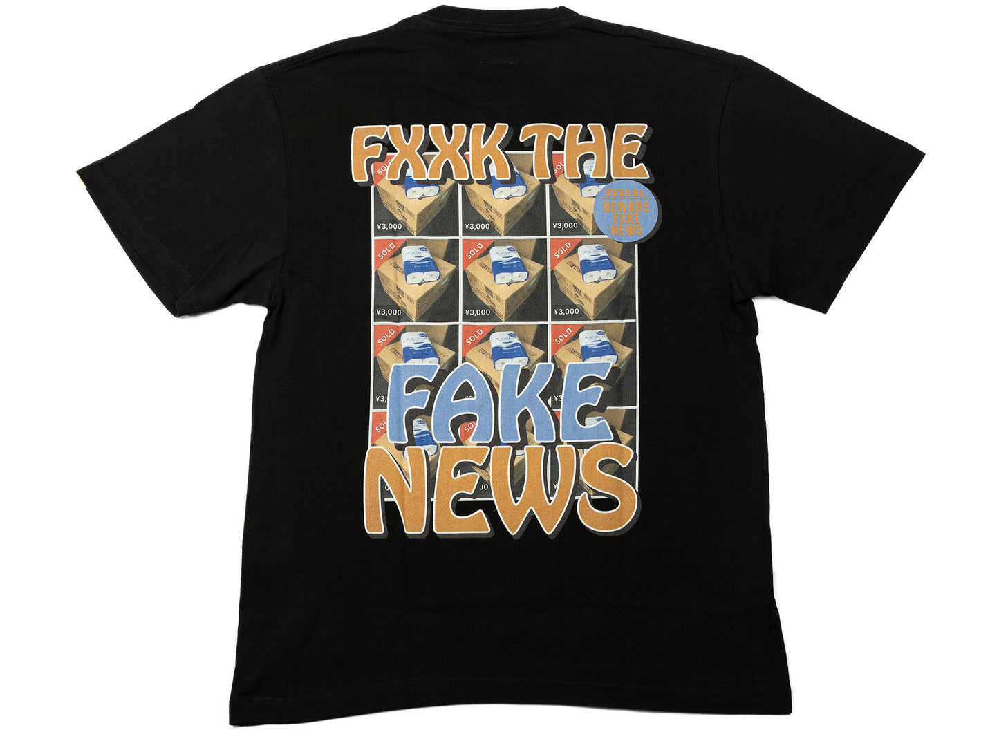Fucking Rabbits Fake News T-Shirt Pt. 1 in Black