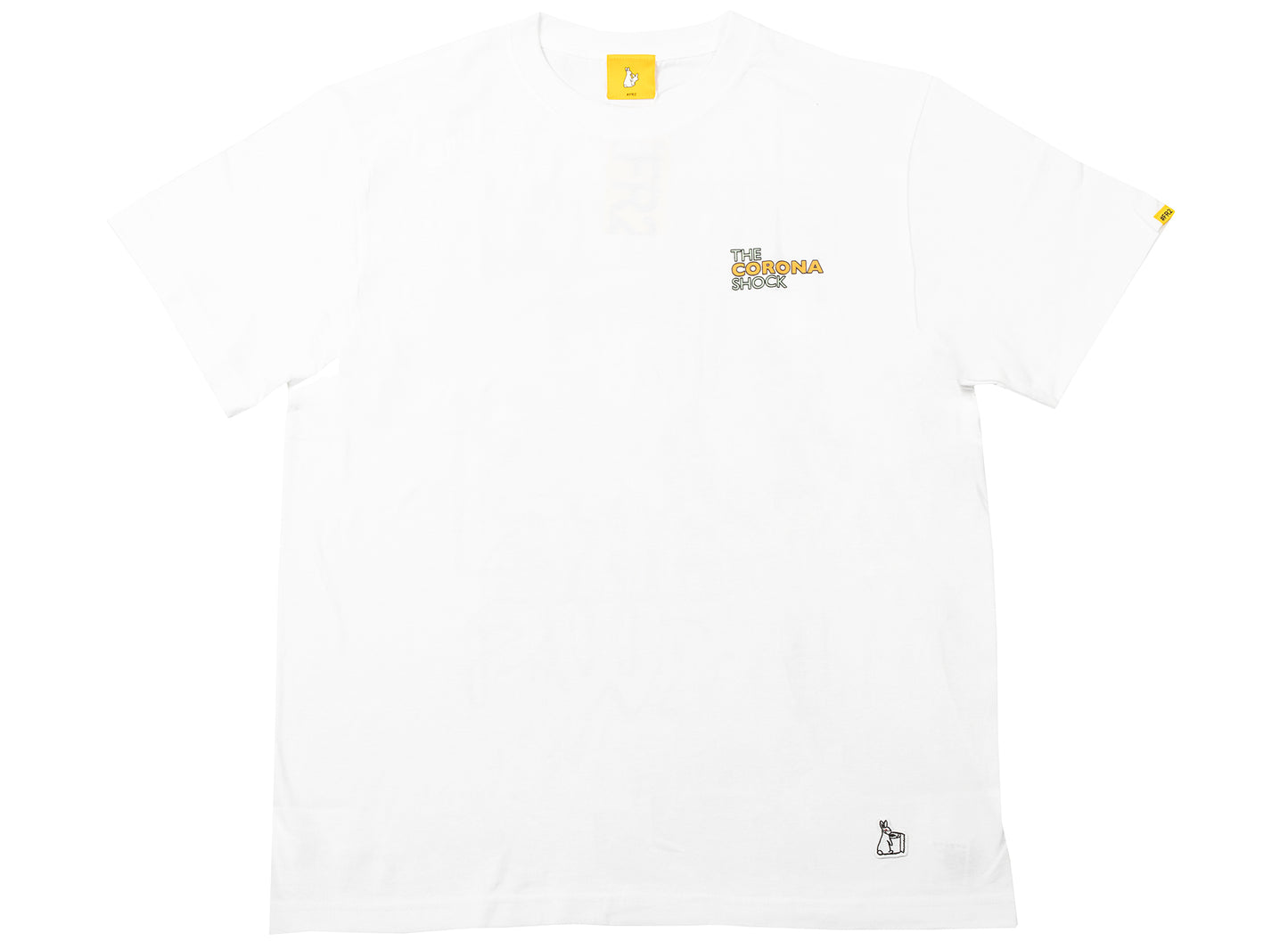 Fucking Rabbits Fake News T-Shirt Pt. 2 in White