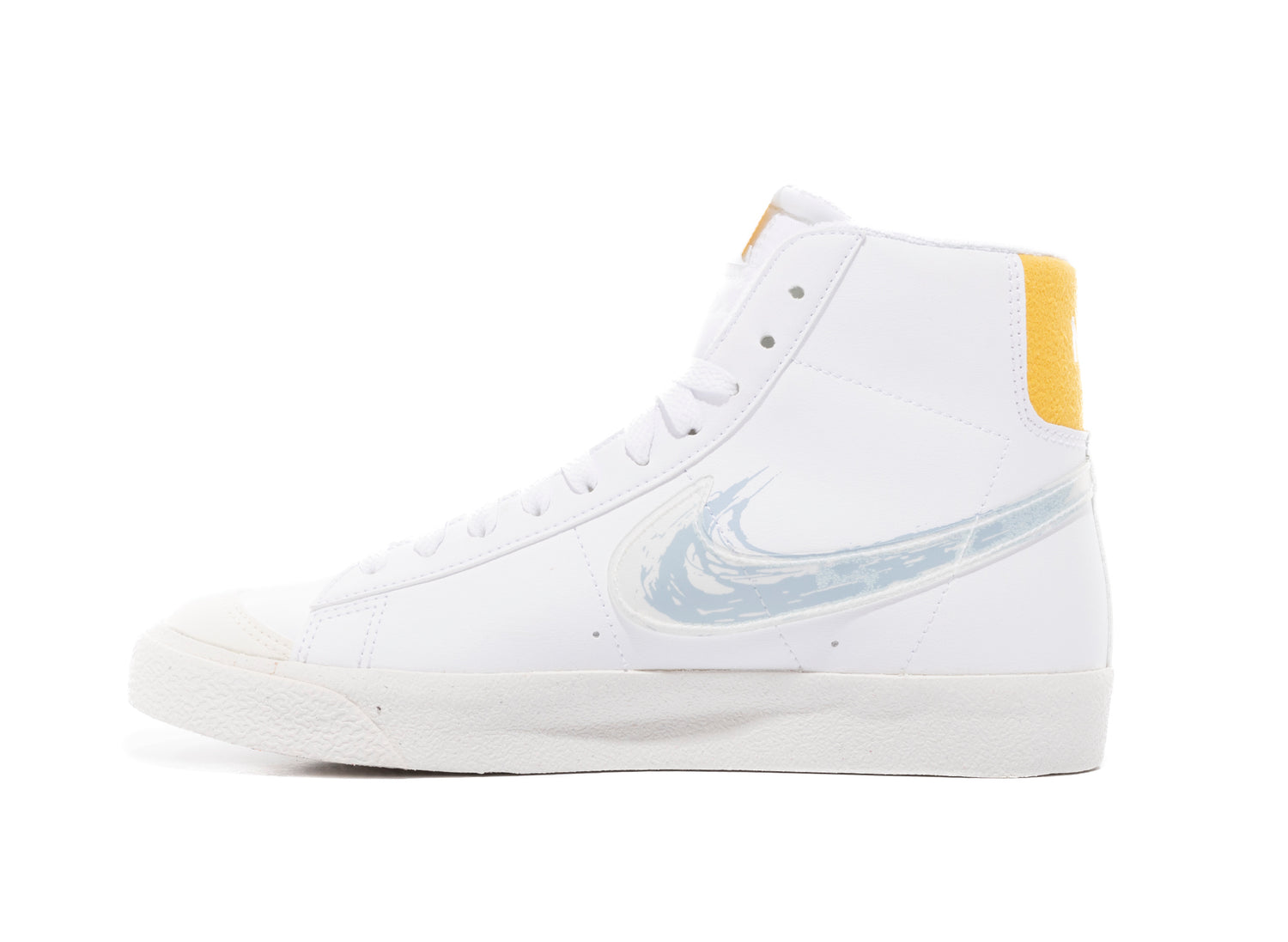 GS Nike Blazer Mid '77 in White / Royal Tint / Solar Flare / Sail - view 3