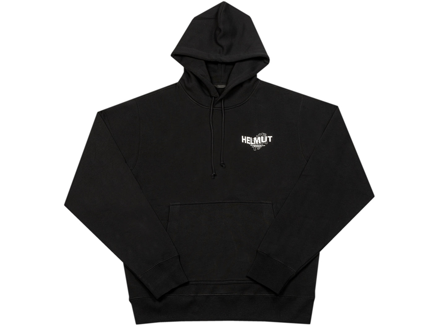 Helmut Lang Skewed Hoodie in Black