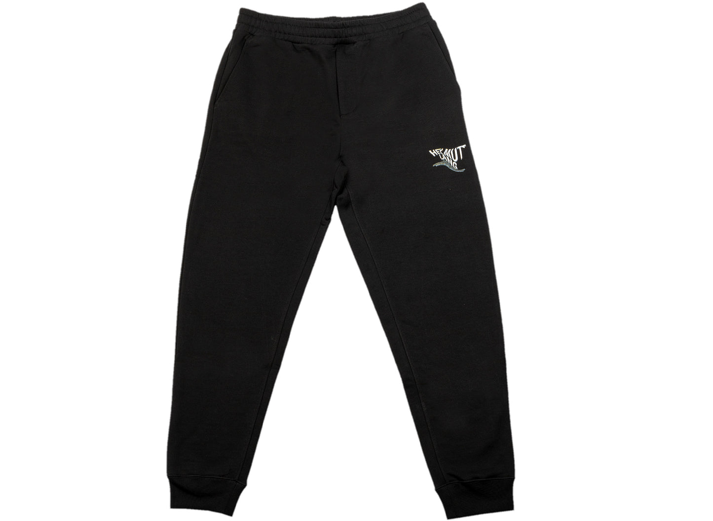 Helmut Lang Skewed Jogger Sweatpants in Black