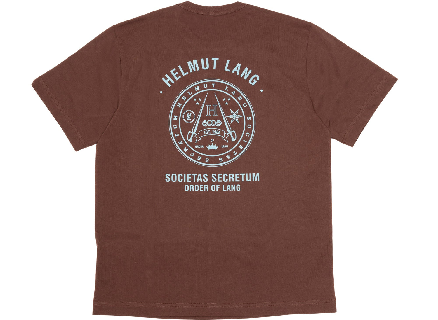 Helmut Lang Societas Tee in Brown - view 2