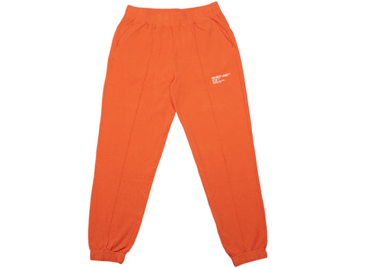 Helmut Lang Waffle Sweatpants in Industrial Orange