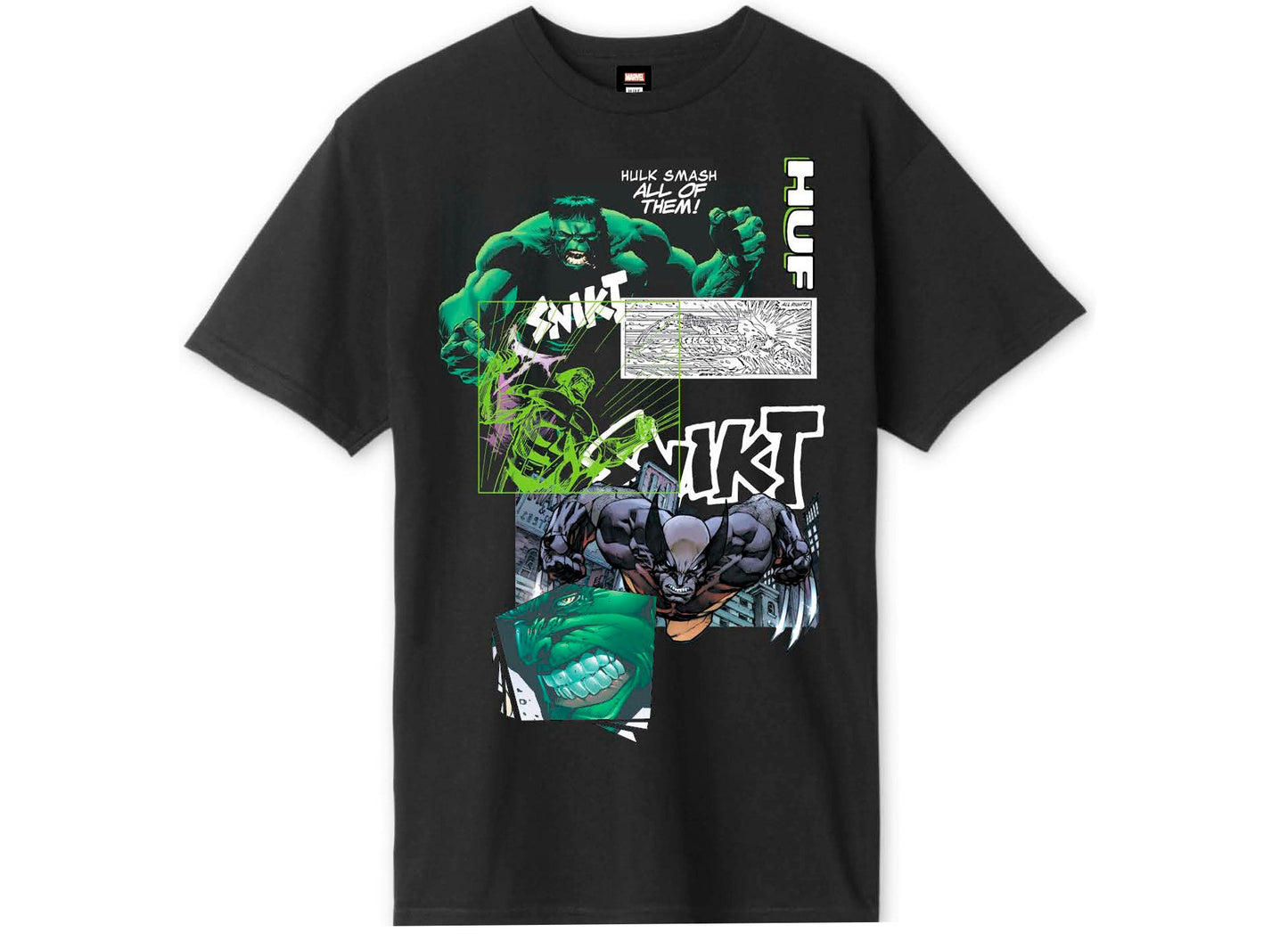 Camiseta HUF Smash Up Manga Corta