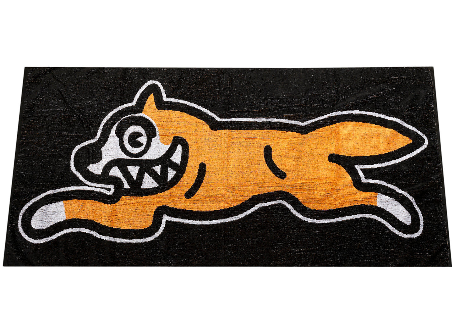 Ice Cream Beach Towel in Black