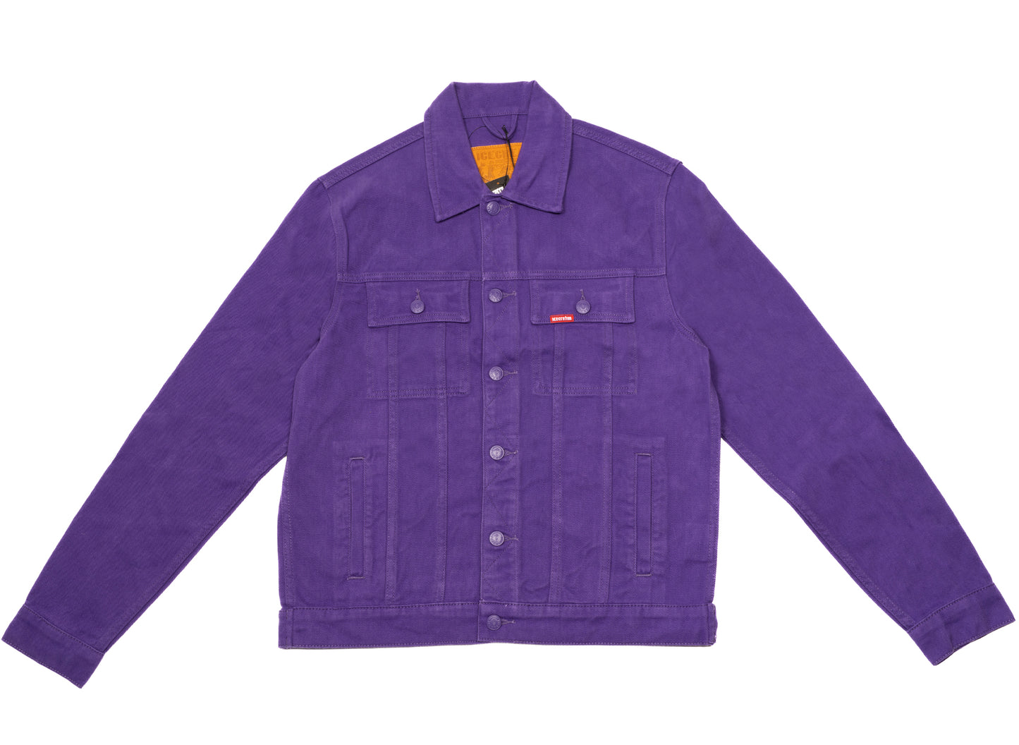 Ice Cream Dagger Denim Jacket in Prism Violet