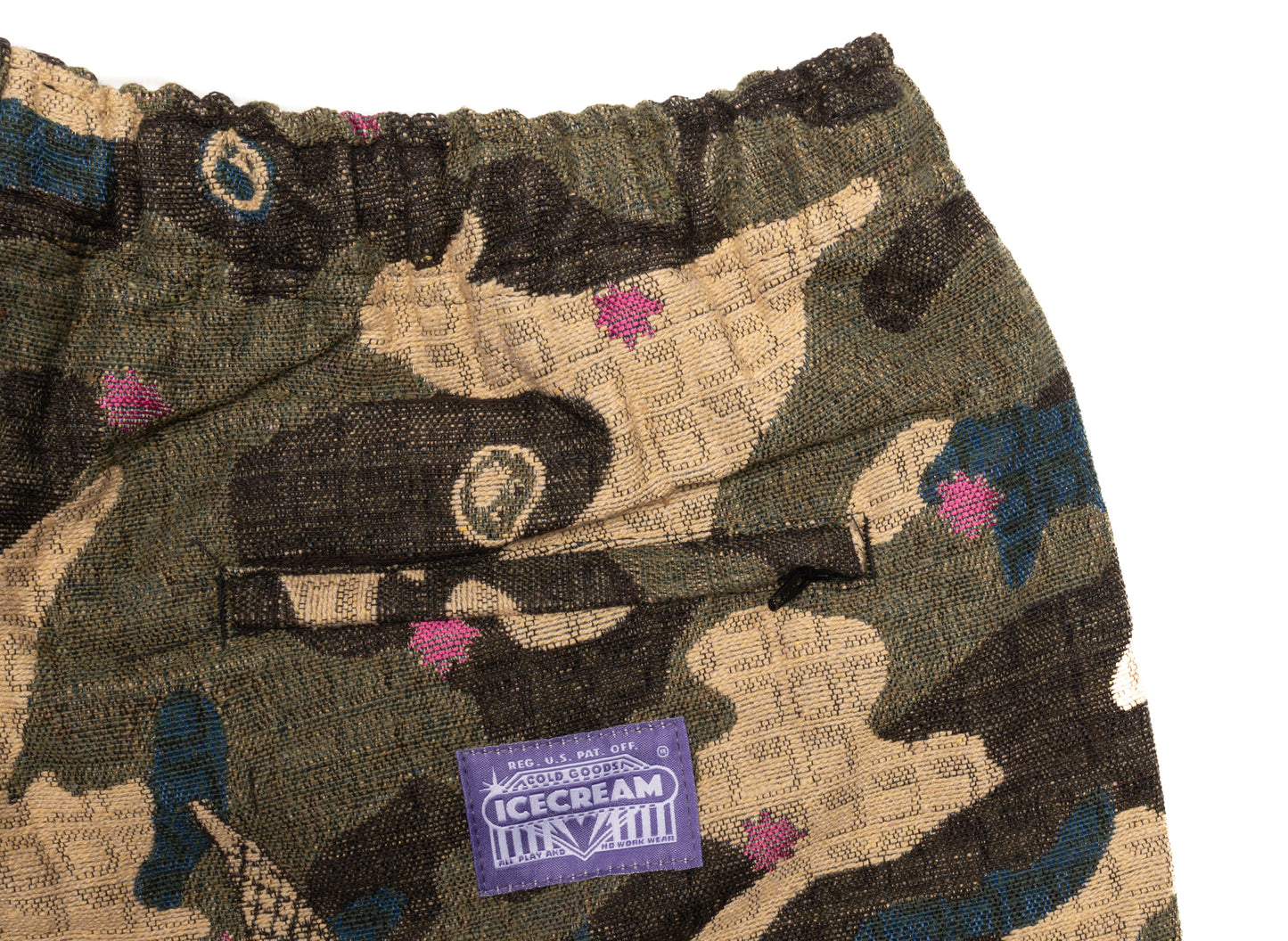 Ice Cream Hidden Fortress Shorts in Camo - view 2