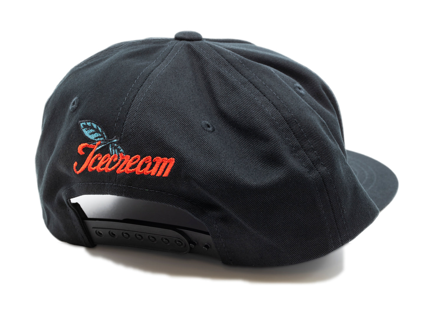 Ice Cream Money Snapback Hat in Black